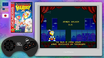 Level Select Cheat for Dynamite Headdy on the Mega Drive [subtitles available]