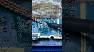 Paste IC Pads Cleaning Process 🔥 #smartphone #mobilereparingclasses #repair