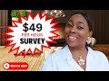 The easiest survey website to earn us49 per hour worldwide