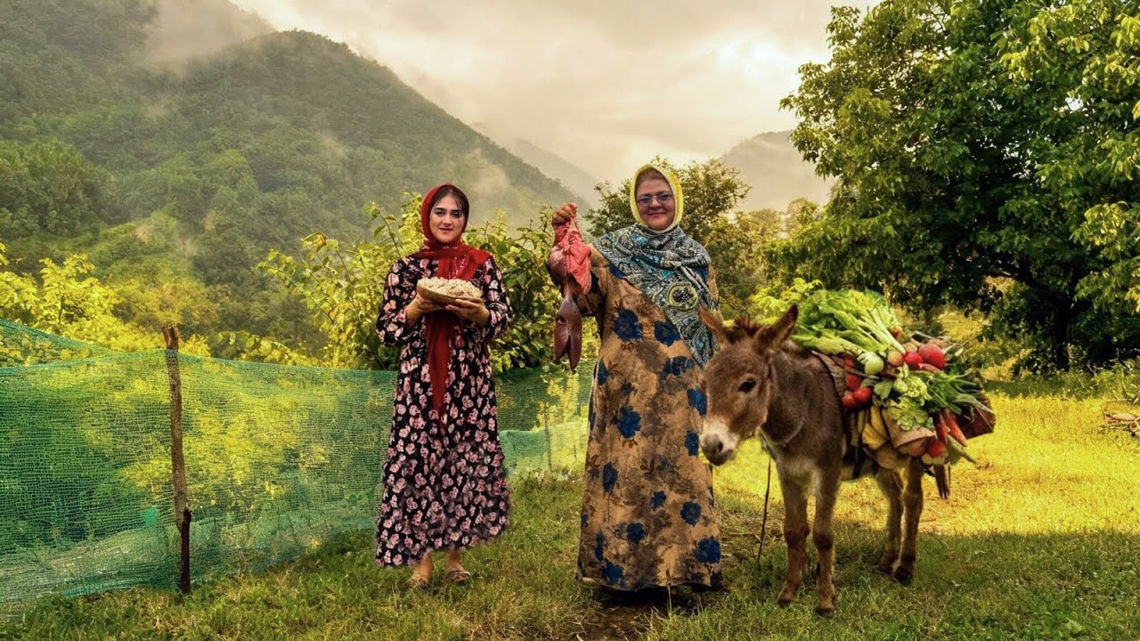 The Secret of Rural Liver Kebab | Traditional Village Cooking in Nature