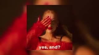 Ariana grande - yes, and? Sped up + reverb Resimi