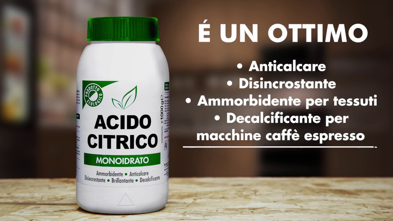 Acido Citrico Monoidrato - Tutorial Decalcificare la macchina del caffè  espresso 