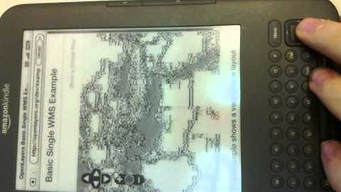 Kindle OpenLayers Browsing