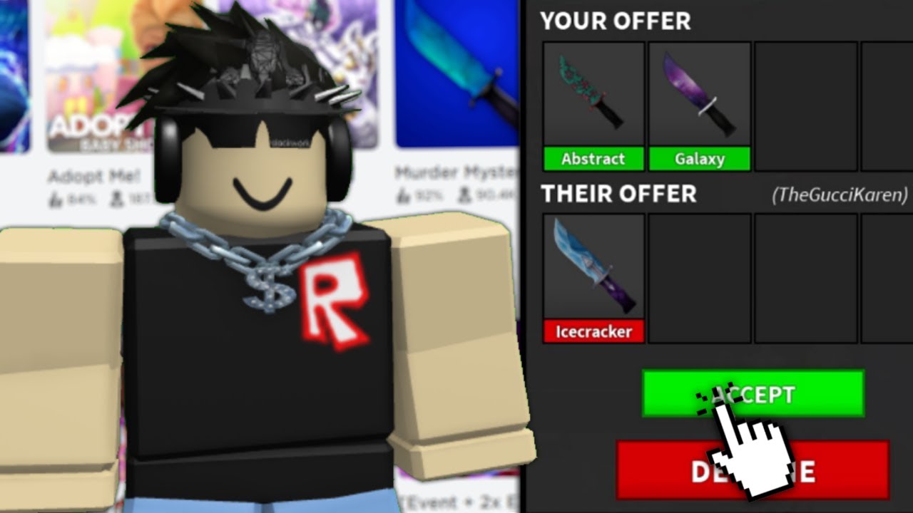 These are the Murder Mystery 2 (MM2) - B&D Roblox Market