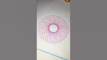 Wait For End | The Spirograph Drawing | #spirograph #satisfying #Atik_Mia_official #shorts #art