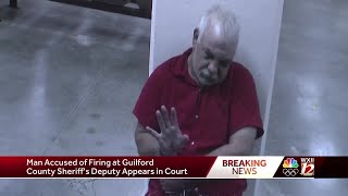 Guilford County man accused of shooting deputy appears in court, could face close to 40 years in ...