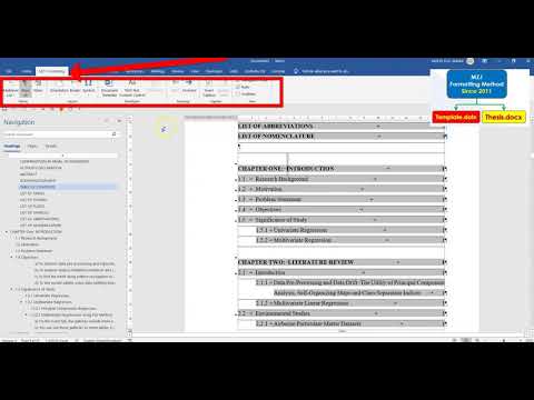 MZJ Formatting Tab