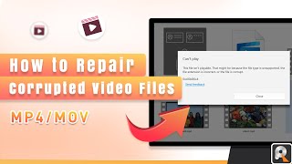 【2024】How to Repair/Recover Corrupted Video Files, MP4 & MOV supported