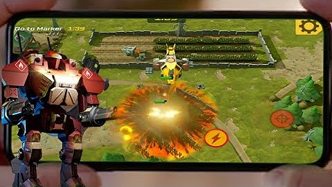 Mech vs Aliens: Top down shooter Gameplay |Android new game #1