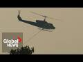 BC wildfire that’s been deemed out-of-control forces multiple evacuations