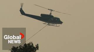 Boston Bar, North Bend BC residents evacuated as out-of-control fire rages in Fraser Canyon