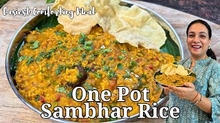 Download Lagu One Pot Meals | One Pot Sambhar Rice | Easiest Sambhar Rice Recipe MP3