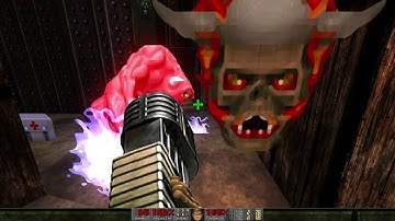 Doom all secrets - E2M5: Command Center - GzDoom+UltraHD - UltraWide Walkthough
