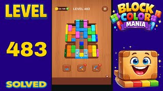 Block Color Mania – Level 483 | Fast & Clean Solution