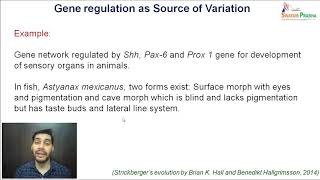 Variation: Raw Material for Evolution-II