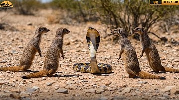 King Cobra vs Mongoose Pack: An Epic 1 vs 10 Survival Showdown