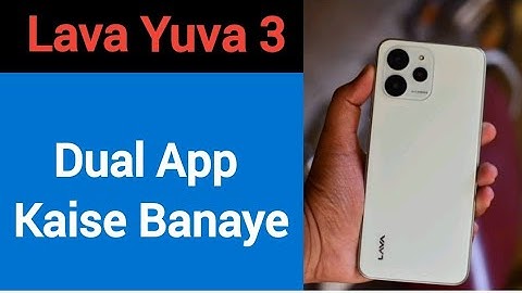Lava Yuva 3 me dual App kaise banaye, how to set app lock in Lava Yuva 3