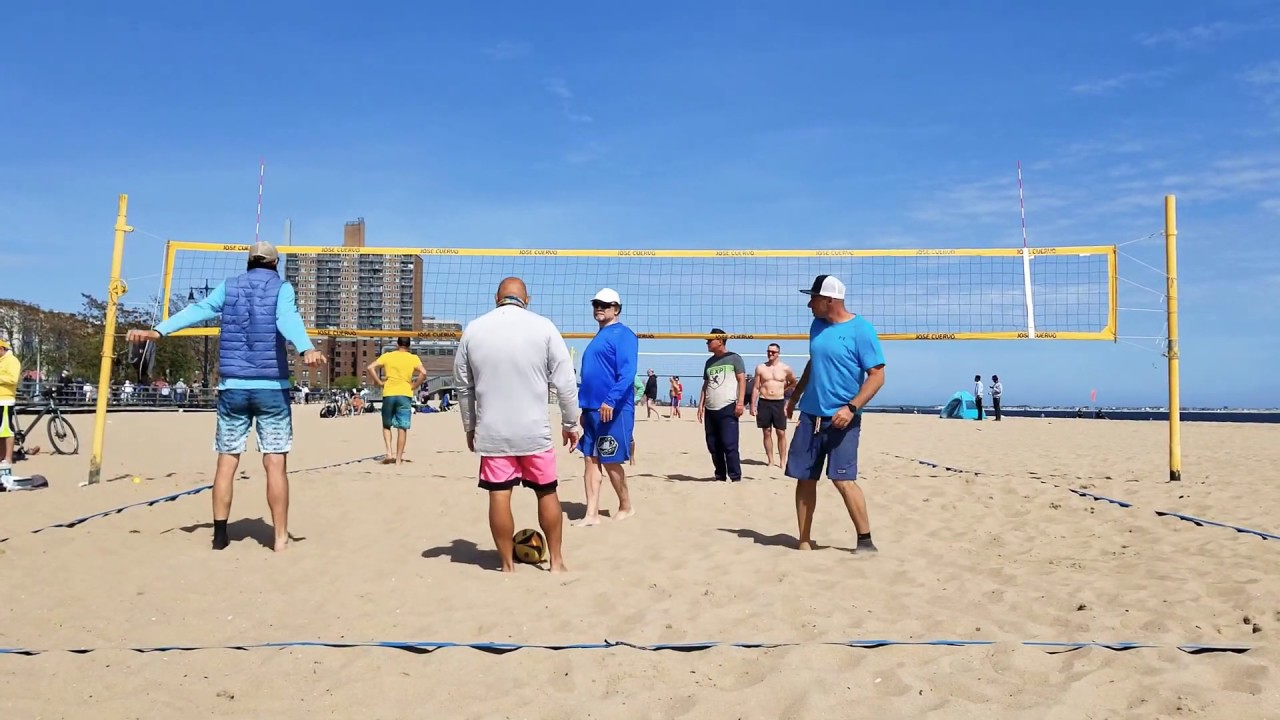 Sunday volleyball on Brighton beach part 5 YouTube