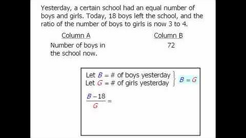 GRE Math Practice: Ratios - Example 2
