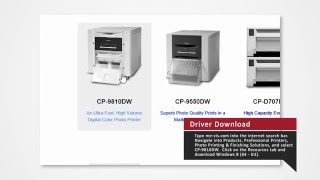 CP-9810DW Driver Installation for Windows 10