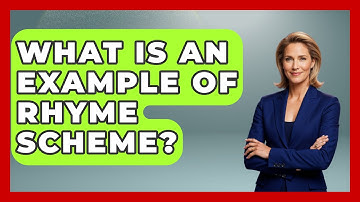 What Is An Example Of Rhyme Scheme? - Tales And Texts