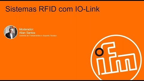 Web Conferência | Sistemas RFID com tecnologia IO Link