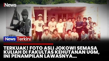 Terbongkar Foto Asli Jokowi Semasa Kuliah di Fakultas Kehutanan UGM | iNews Terkini (17/10)