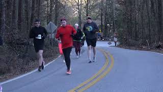 Greenville Track Club Paris Mountain Road Race 20K first hill climb