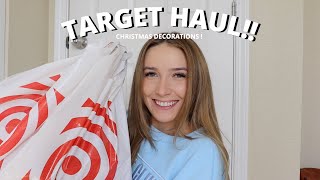 TARGET HAUL! SHOPPING FOR XMAS DECOR / VLOGMAS DAY 4 !