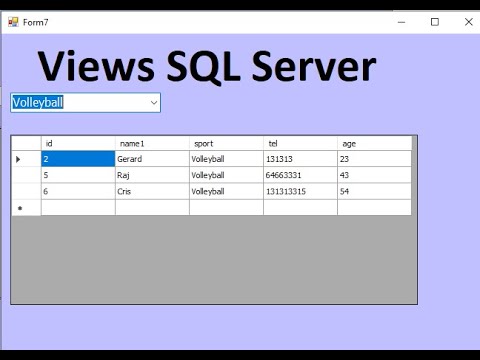 Programming VB.net: filter datagridview with combobox using Views sql server