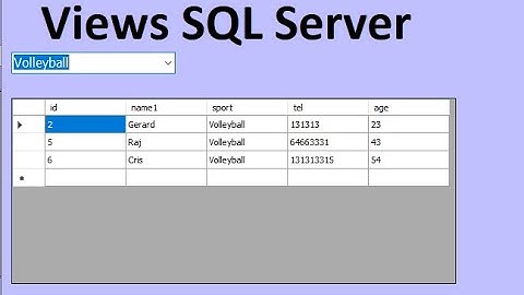 Programming VB.net: filter datagridview with combobox using Views sql server