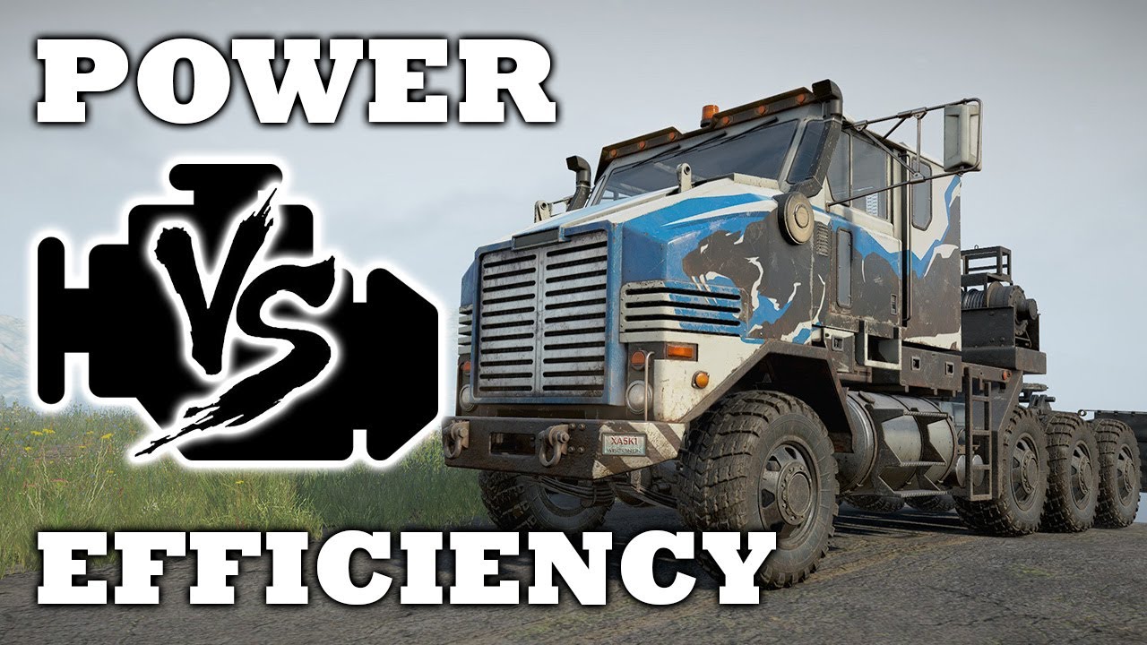 Как выбрать подходящий двигатель! (Мощность против эффективности) | SnowRunner