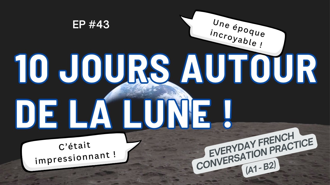 Artemis II Launch - A Trip Around the Moon 🚀 Learn French the Easy Way (B1 Level) - #learnfrench