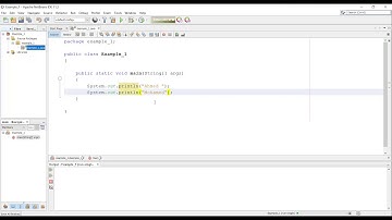 Java_1 - 04 - print() vs. println() {جافا بالعربى}
