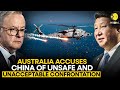 Tensions rise after chinese jet releases flares in an australian helicopters path  wion originals