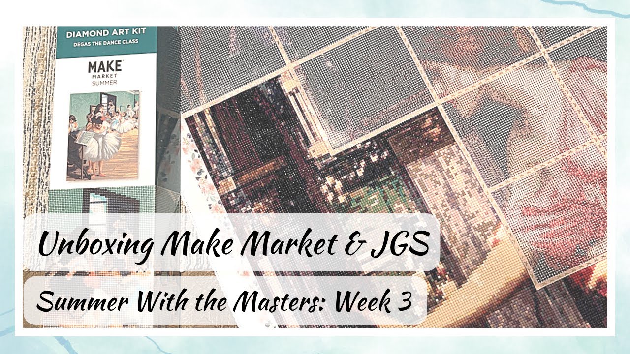 Summer With the Masters, Week 3: Unboxing Make Market (Michaels) & Jaded  Gem Shop 