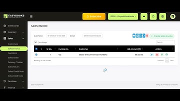 How to Create Sales Invoice in Easybooks Accounting Software | Step-by-Step Guide