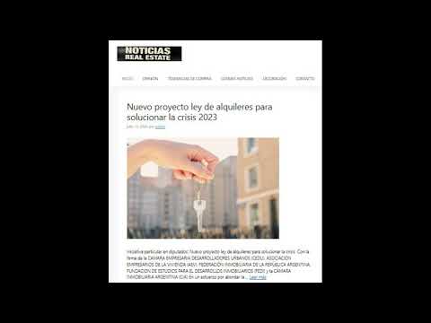 Iniciativa ley de alquileres presentada por asociaciones inmobiliarias y de la cosntrucción