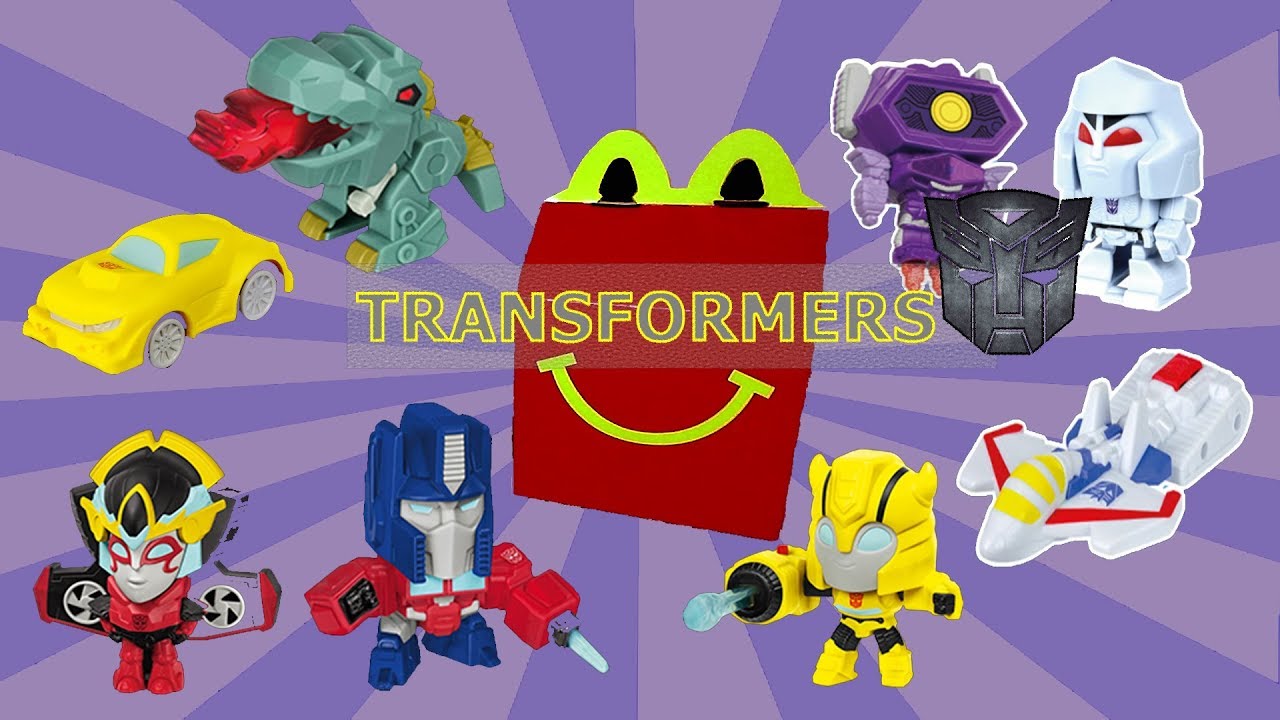 2018 TRANSFORMERS Happy Meal Toys BUMBLEBEE MOVIE McDonalds Toys Review ...