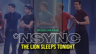 *NSYNC - The Lion Sleeps Tonight (LIVE) [Rare video]