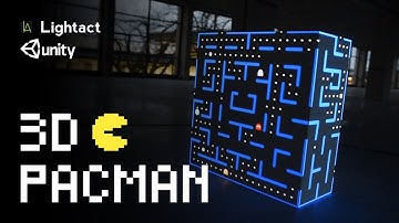 Pacman3D (Projection mapping game)