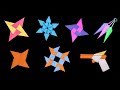 07 New Easy Origami Ninja Star/Sword/Knife/gun - How to make