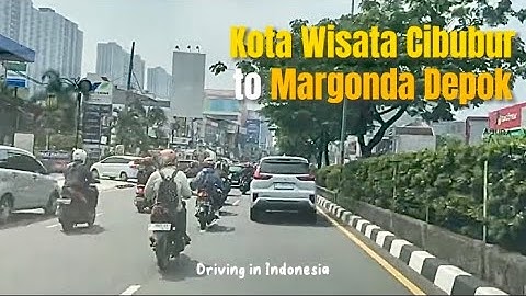 Kota Wisata Cibubur to Margonda Depok via Cibitung-Cimanggis Toll Road ~ Cijago Toll Road ~ Juanda