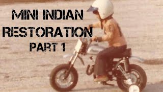 Mini Indian MM5A 50cc Restoration Assembly - Part 1