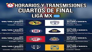 Fechas y horarios de los Cuartos de Final del Clausura 2024.