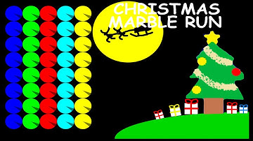 The Merry Chistmas 5 Legs Eliminations Marble Race ASRM in Algodoo