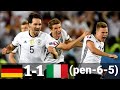 Germany 1 6 Italy 1 5 Euro 2016 Extended Higlights And Goals Penalty Shootout 