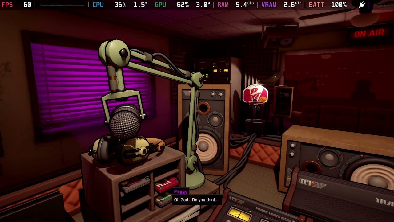 killer frequency . gameplay . steam deck