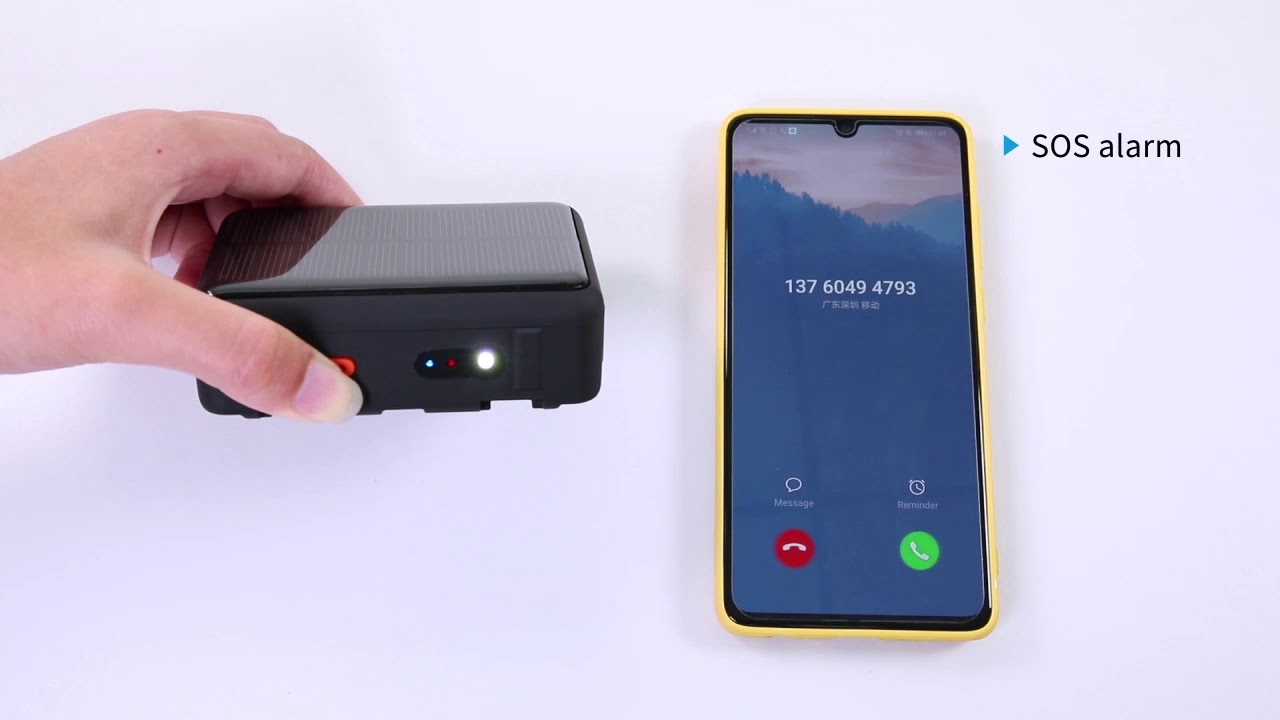 The Tech Store 4G Solar GPS Tracker - YouTube