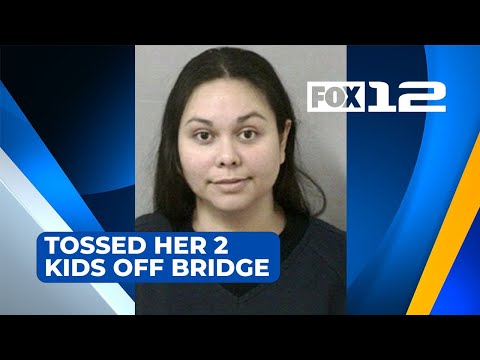 Woman who threw her 2 young kids off Portland bridge dies in prison